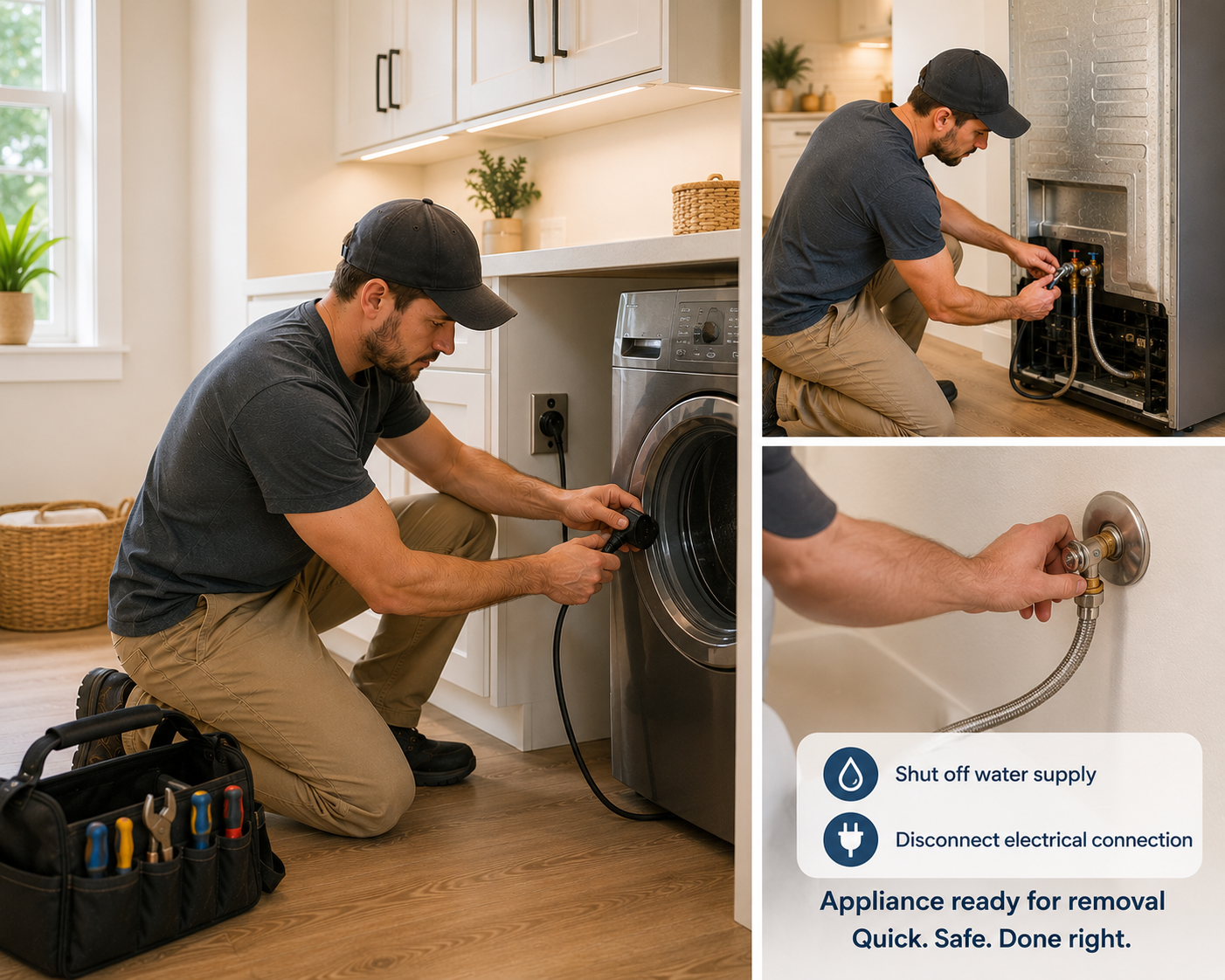 Appliance Disconnections pre-delivery