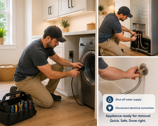 Appliance Disconnections pre-delivery